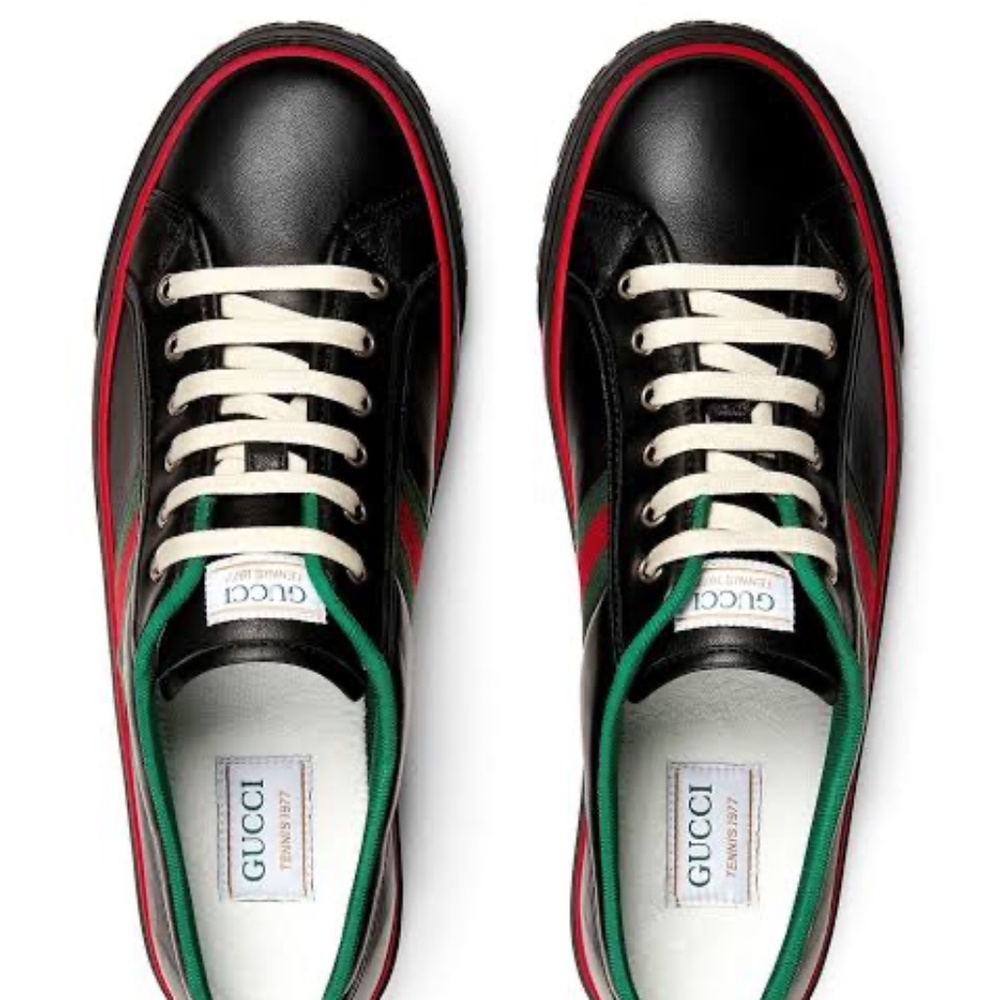 Men’s Gucci tennis 1977 low top sneakers size 5 made in Italy